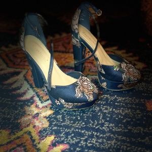 Show dazzle floral heels